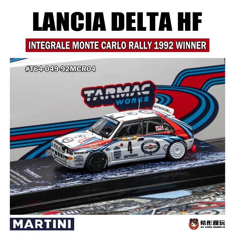 In stock: 1:64 Delta Martini alloy miniature replica vehicle model, boy's toy gift, room collection decorative item