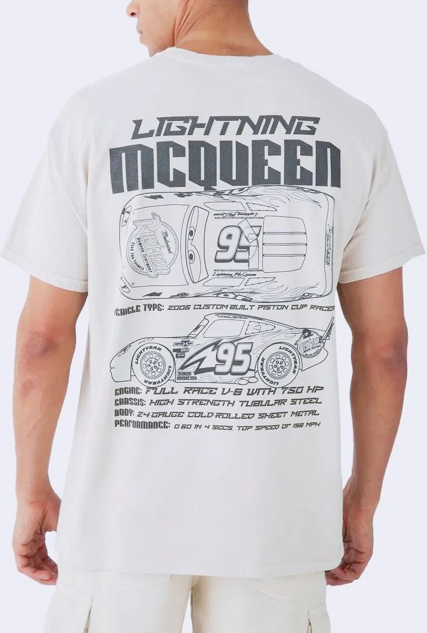 أنيمي سيارات رخصة بيكسار البرق ماكوين تي شيرت جديد الصيف القطن قصير الأكمام الرياضة عادية النساء الرجال زوجين ملابس الشارع الشهير #2