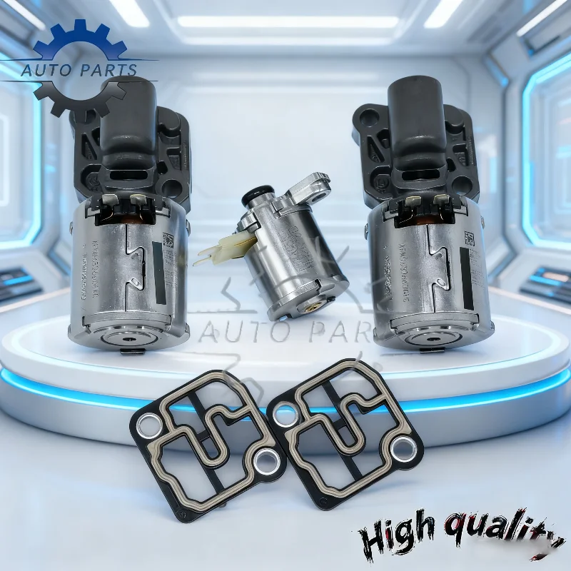 

0B5 DL501 DQ500 NEW 7 Speed Transmission Solenoid with Gasket for Audi A4 A5 A6 A7 Q5 2008-2011 Solenoid valve