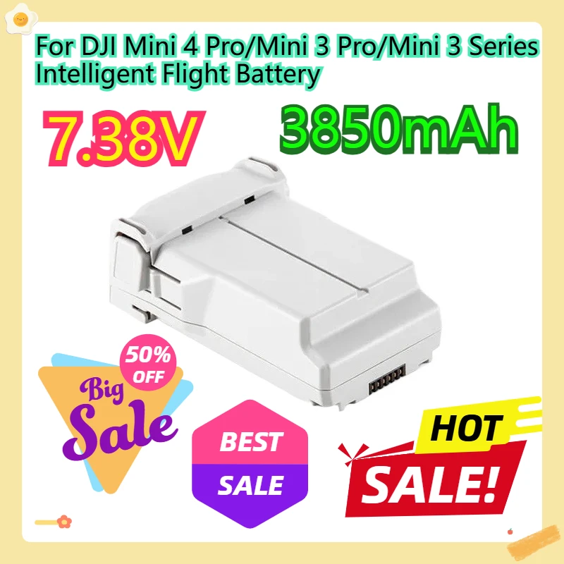 

For DJI Mini 4 Pro/Mini 3 Pro/Mini 3 Series Intelligent Flight Battery 3850 MAh