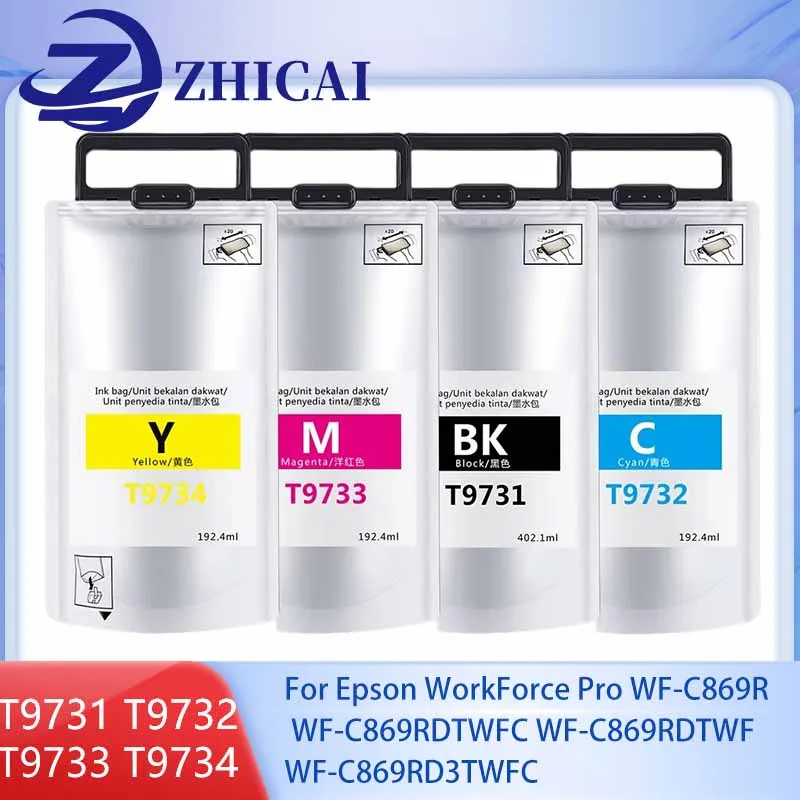 

T9731 T9732 T9733 T9734 Ink Cartridge With Pigment Ink For Epson WorkForce Pro WF-C869R WF-C869RDTWFC WF-C869RD3TWFC Printer