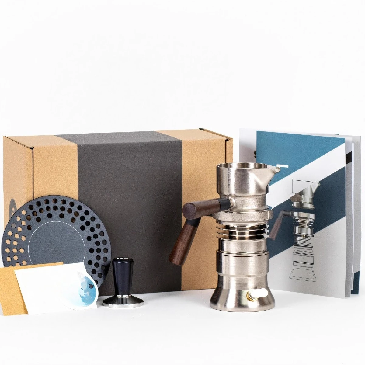 Applicable to- MK2 Pro coffee maker high-pressure extraction, outdoor espresso moka pot