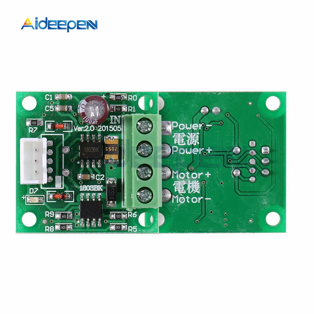 PWM-Motor-Drehzahlregler, automatisches DC-Motor-Regulierungsmodul, DC 1,8 V, 3 V, 5 V, 6 V, 9 V, 12 V, 2 A, Überstromschutz – Detail 4