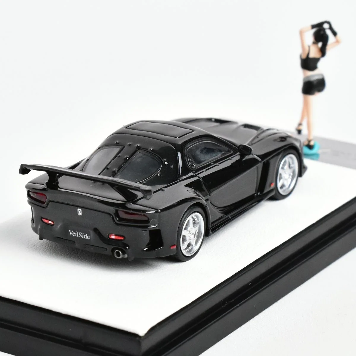 Time Micro 1:64 car Mazda RX-7 Veilside alloy car model decorative collectible gift