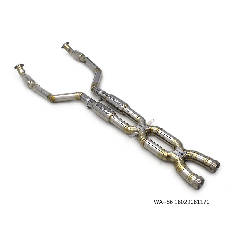 

OEM Titanium Equal Length Mid Pipe X Pipe for M3 E90/E92/E93 4.0L 2007-2013 Car Exhaust Pipes Exterior Accessories