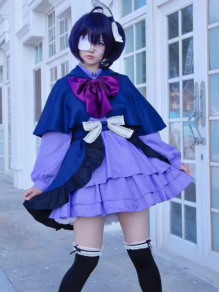 Cos Love Chunibyo & Other Delusions Anime Takanashi Rikka Cosplay Cute Aquarium Dress Anime Customisation Presale