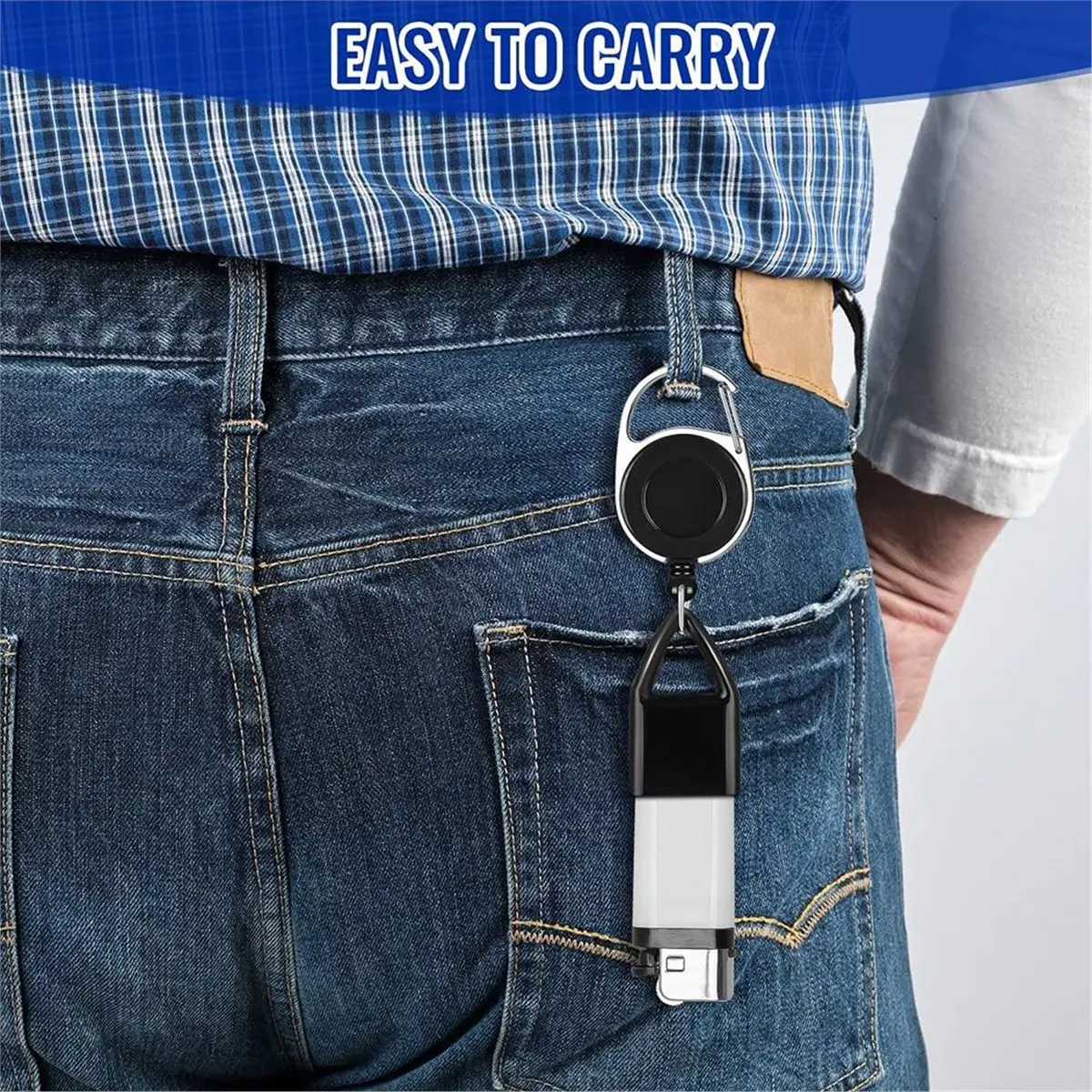 14 Pieces Retractable Lighter Clip Assorted Color Lighter Holder Keychain with Clip Classic Lighter Cover, Single Clip