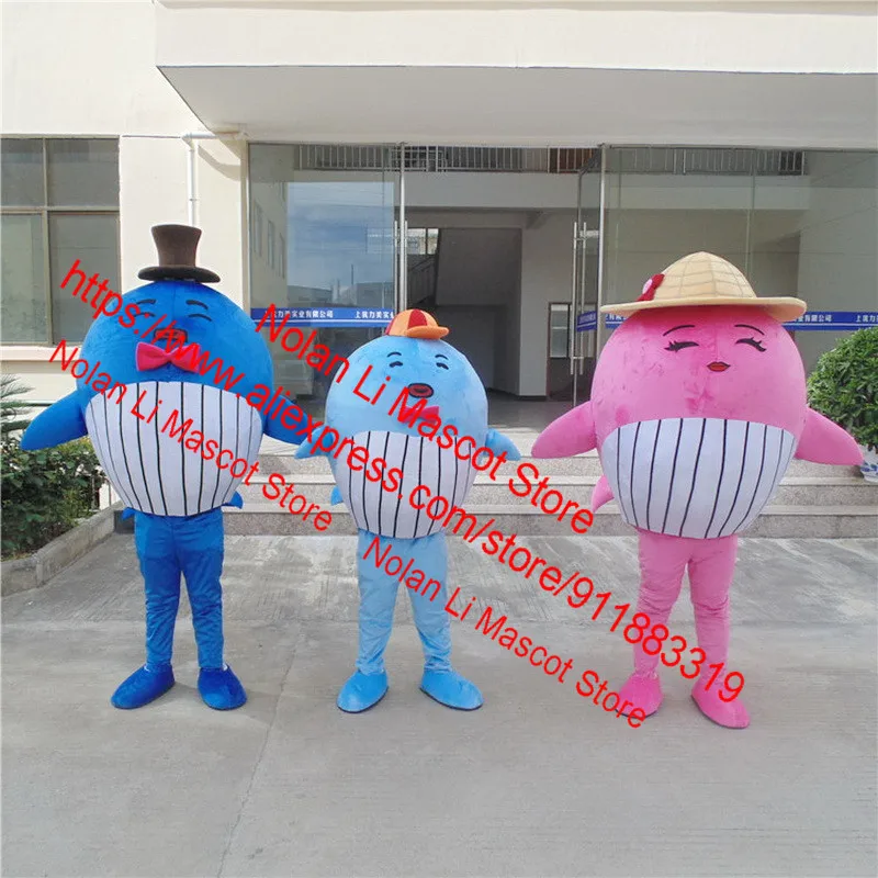 High Quality EVA Material Head Goldfish Dolphin Mascot Costume Cartoon Suit Cosplay Birthday Party Masquerade Adult Size 896