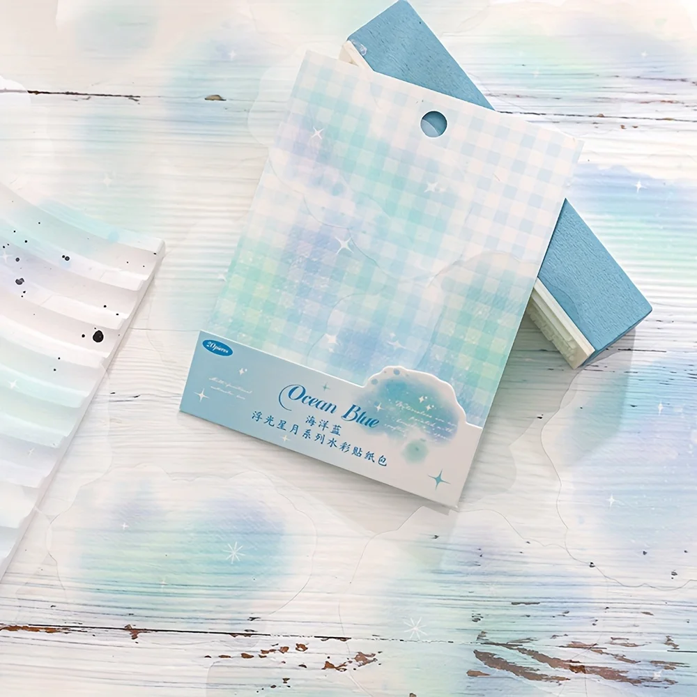 قطعة واحدة، ملصق تزيين لتقديم الألوان القديمة، مصنوع من مادة PET المقاومة للماء، مناسب للديكور الأساسي للمحاسبة بنفسك