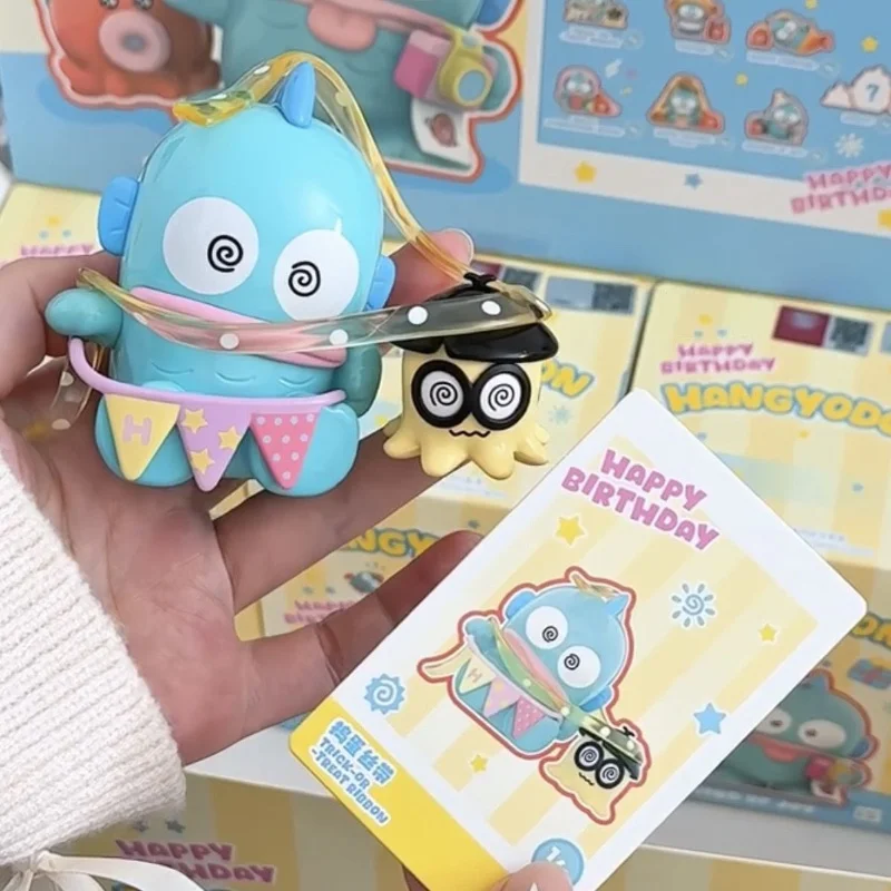 Boîte aveugle de la série d'anniversaire "Half Fish" de Toptoy, avec une figurine de poisson laid, un modèle de jouet tendance et un cadeau de dessin animé mignon