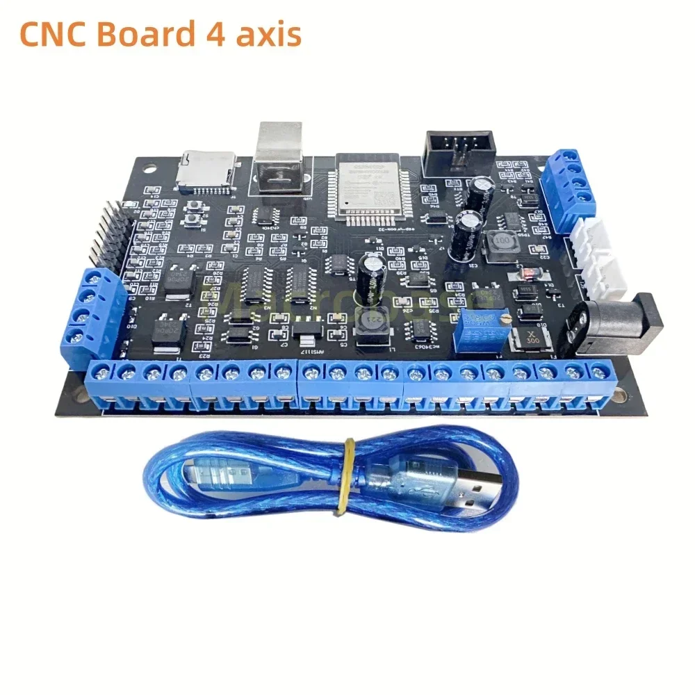 4 axis GRBL controller 32bit esp32 cnc shield control board upgrade plate for laser engraving milling marking cutting machine