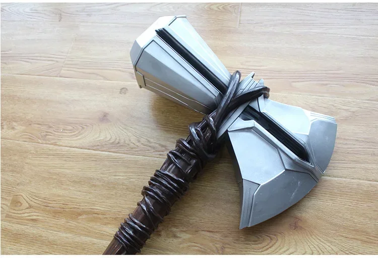 [Metal made] 105cm 1/1 scale superhero Thor 1/2 Stormbreaker Tomahawk Hammer axe GK model toy adult cosplay costume party props