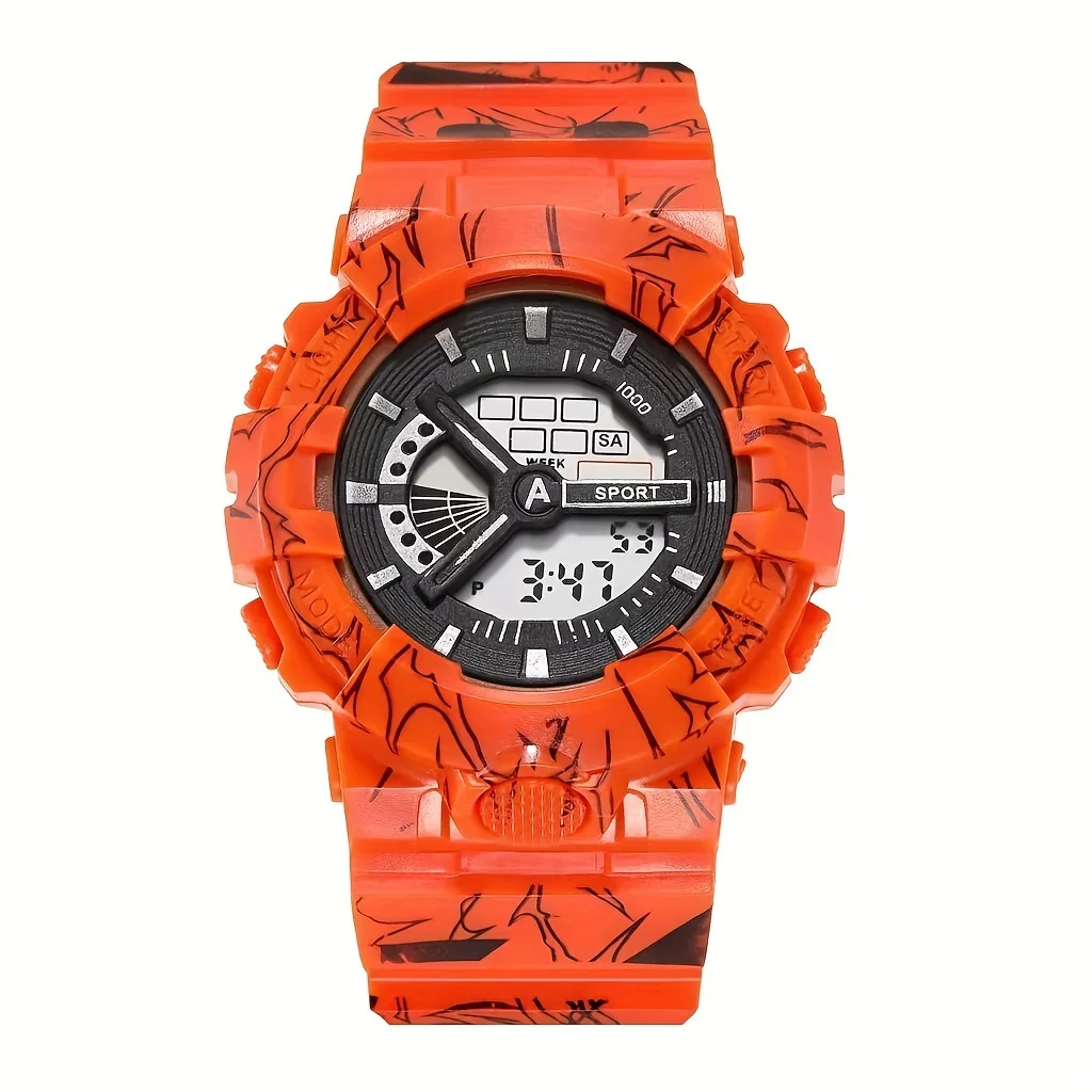 Montre de sport numérique durable pour enfants, Shoous, Impact Degree, Multicolore, Cadeau scolaire parfait