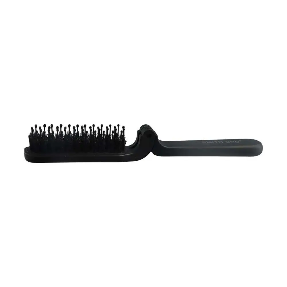 Portable Plastic Hair Comb Eyebrow Comb Straight Curly Hair Dual Use Folding Comb Massage Comb Beard Brush Straight Roll Comb