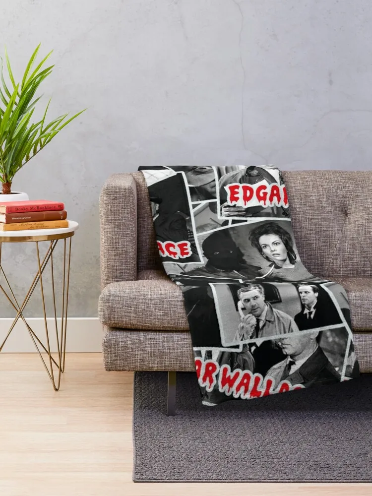 Edgar Wallace, Movies, 50's, 60's Throw Blanket Designers Blankets For Baby Blankets