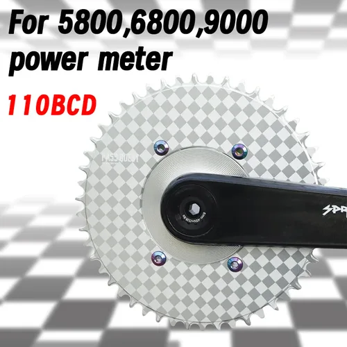 シマノ105 5800 アルテグラ 6800 デュラエース 9000 シルバー ナローワイド エアロ ロードバイク シングルチェーンリング 54t 110 Bcd 4ボルト チェーンリング