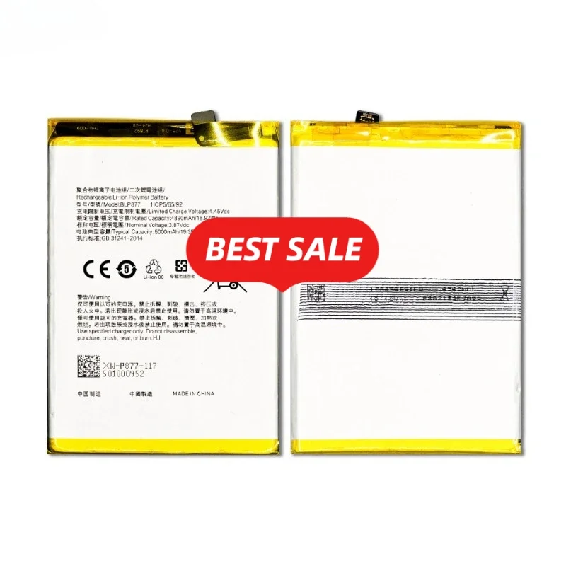 BLP877 for OPPO Realme 8i/C31/C30/C33/C30S/Narzo 50IPrime/9i 5G/Narzo 50A Prime Phone Battery Replacement Bateria  with Tools