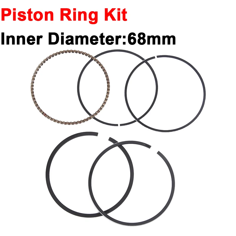 68mm Piston Rings Kit For Honda GX 160 GX 200 5.5HP 6.5HP Standard Sized Engine Replacement Accessories Garden Power Tool Parts