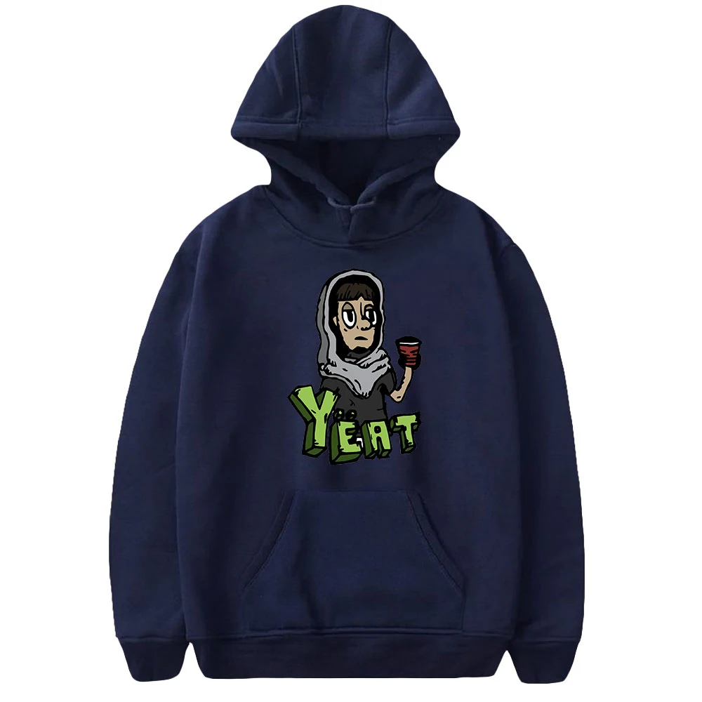 래퍼 Yeat Merch 남녀공용 후디, 긴팔 스웨터, 2022 캐주얼 스타일, 힙합 의류, 무료 배송