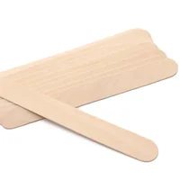 10 unids/set de palos de depilación corporal de madera, encerado de cera, kits de belleza desechables, depresor de lengua de madera, espátula, depilación de cera suave