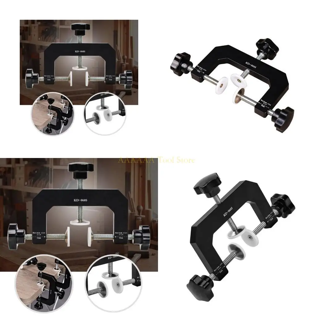 

A2BE Durability C Clamp, Reinforced Steel Screw Clamp, Woodworking Clamp Table Clamp for Bedroom and Kitchen Shelves Holder