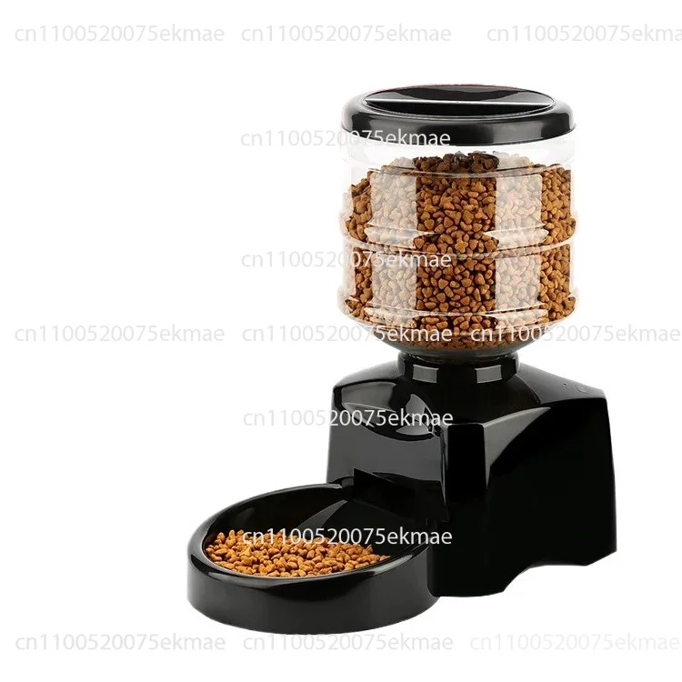Automatic Feeder Smart Timer Food Dispenser with Large Capacity, for Cats and Dogs with Anti-Clog Design