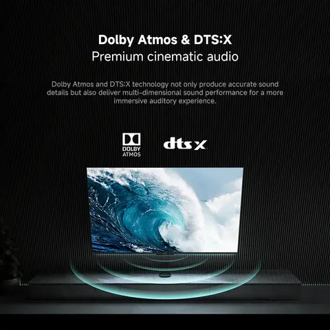 Global Version Xiaomi TV Box S 3rd Gen 4K Ultra HD Bluetooth 5.2 Wifi6 Android TV Google TV Google Assistant Smart Media TV Play 6 best sales sdt208 - №4