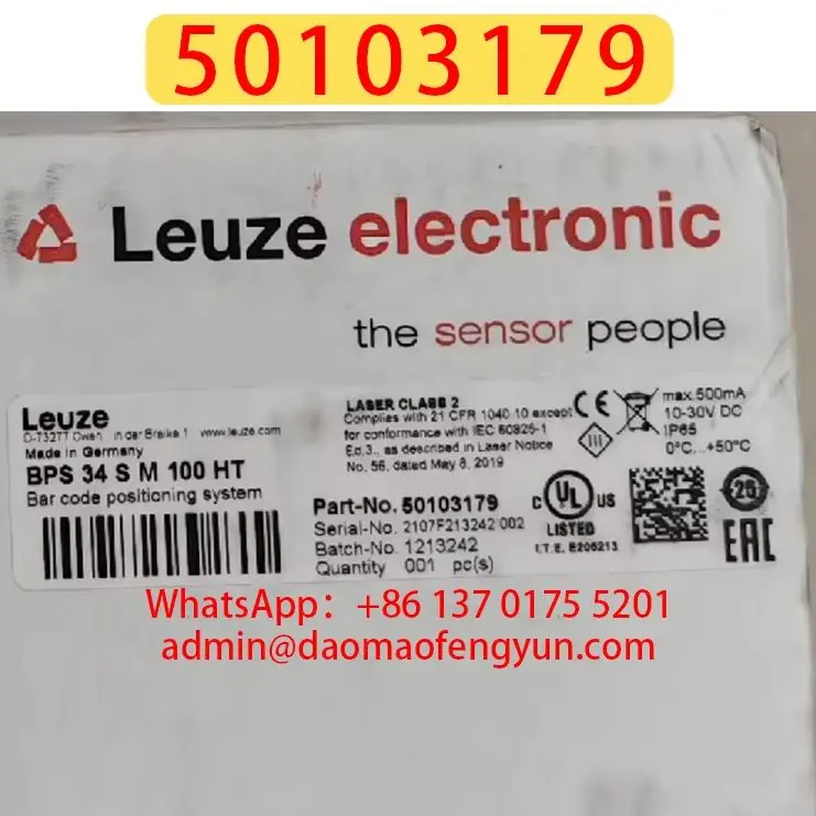 Brand New 50103179 BPS 34 S M 100 HT Barcode Positioning System Sensor Module，Fast shipping