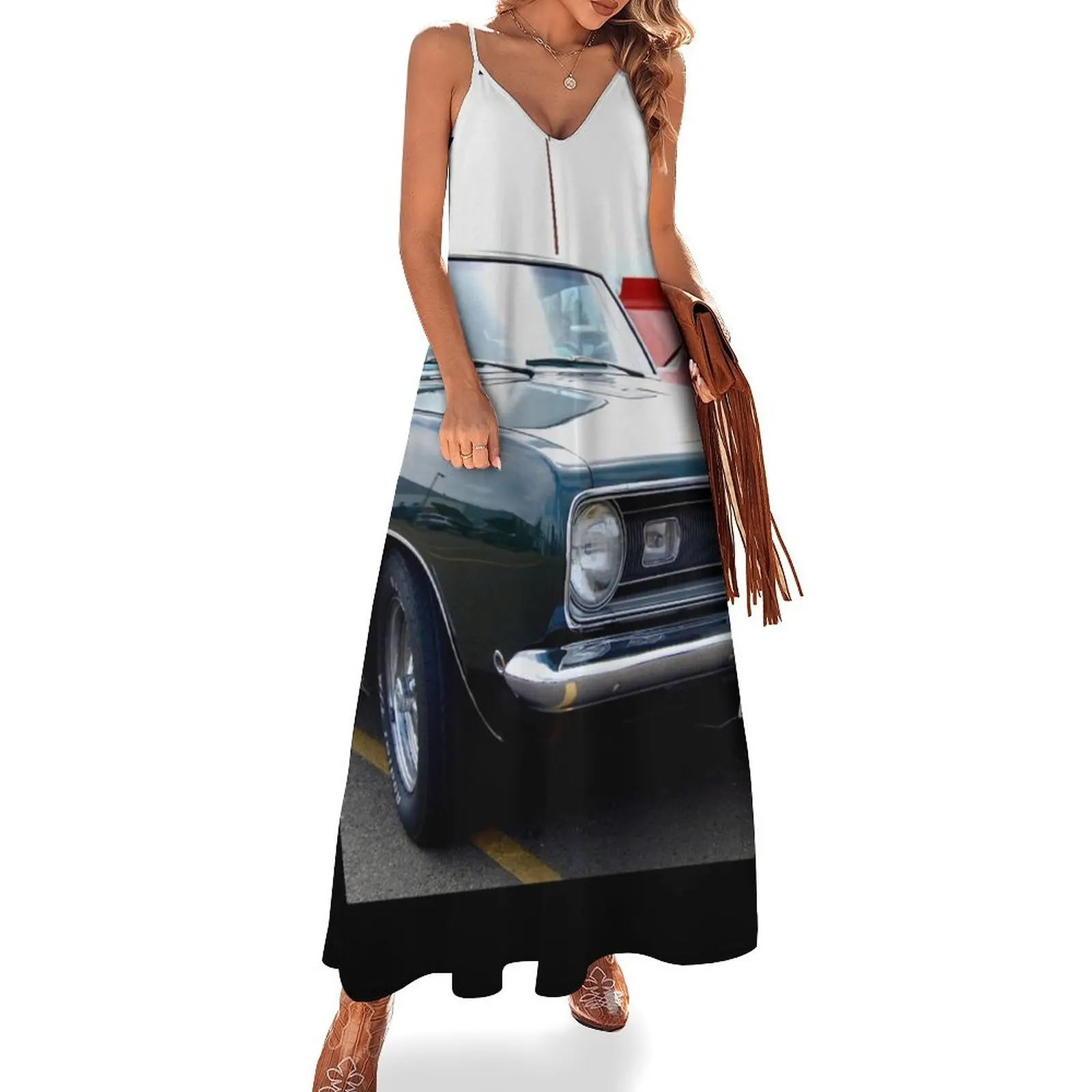 

1968 Plymouth Barracuda Sleeveless Dress long dresses for women women's evening dresses 2025