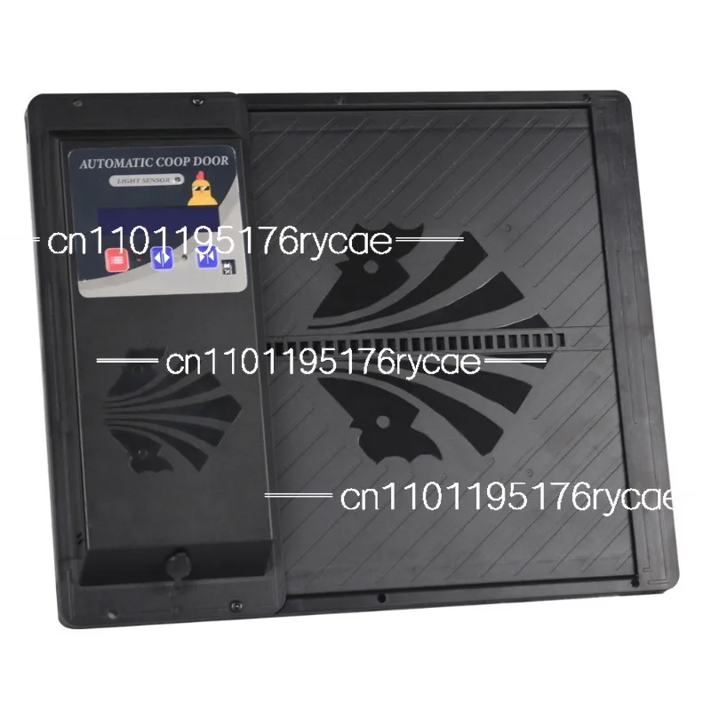 Remote control chicken coop door, aluminum alloy timed anti-pinch chicken coop door