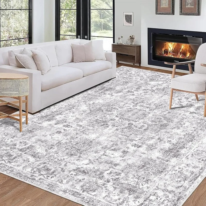 

Retro Fashion Print Pattern Living Room Carpet Art Creative Bedroom Bedside RUG Large Area Home Decoration Floor Mat Kовер Tapis