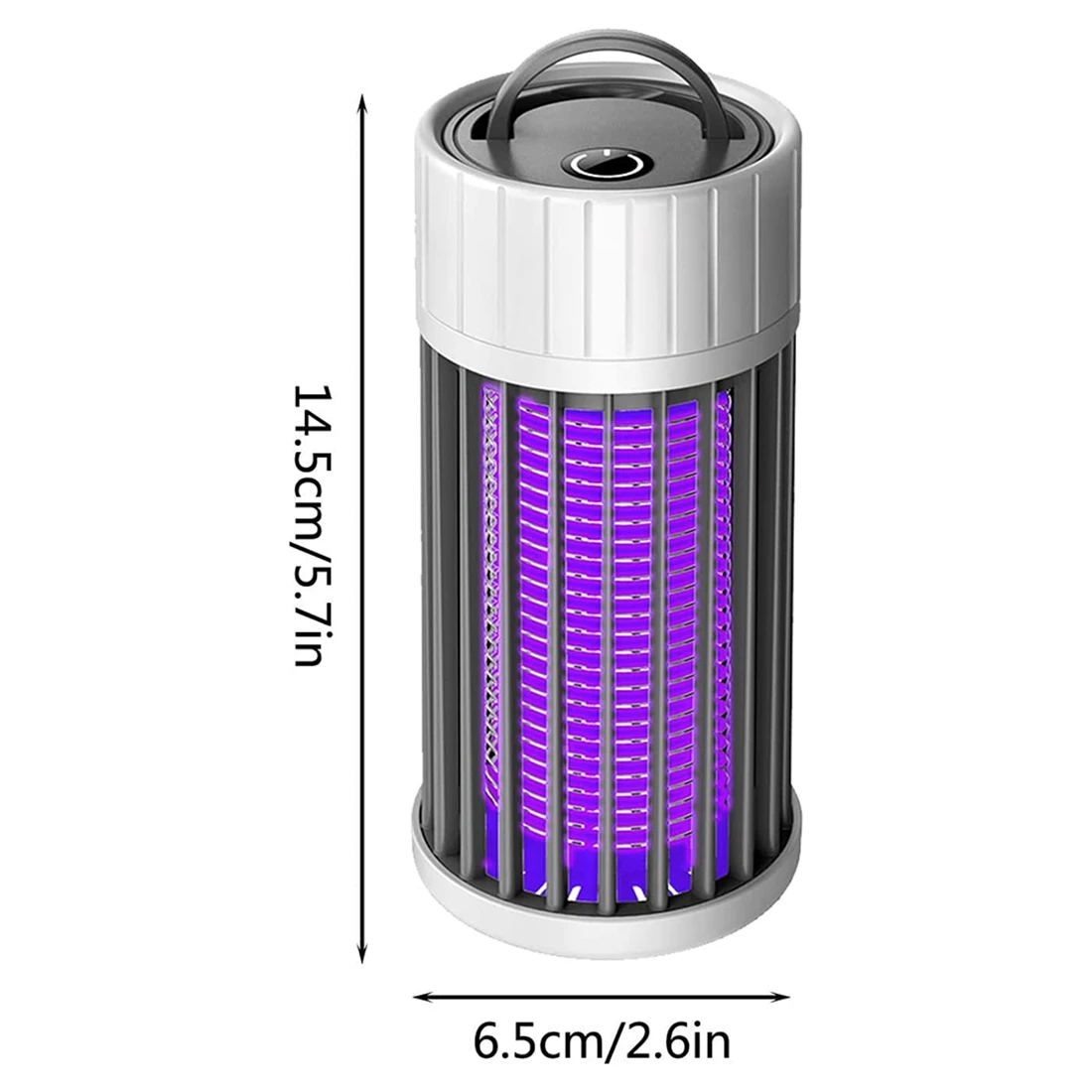 Lampa na komary, elektryczna łapka na owady USB 360° ° UV Fly Zapper, przenośna lampa do zabijania owadów w pomieszczeniach i na zewnątrz do sypialni hotelowej