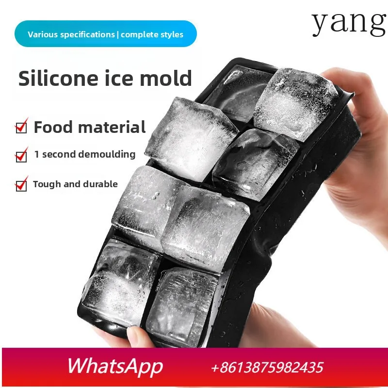 

Yjq 2pcs creative ice cube mold size number ice grid silicone production frozen food grade household