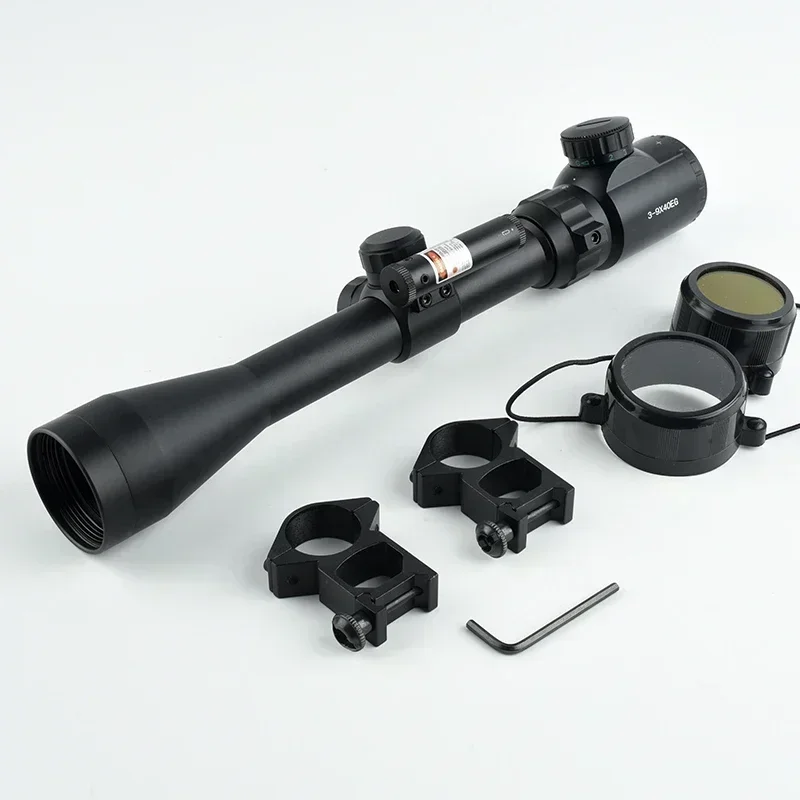 3-9x40EG ottica Scope con mirino Laser cannocchiale da puntamento reticolo rosso/verde mirino tattico ottico mirino softair per la caccia