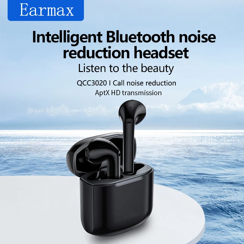 Wireless Bluetooth Earbuds HiFi Music Earphone With Mic Headphones Sports Waterproof Headset 2022 New TWS Earbuds Bass Sound