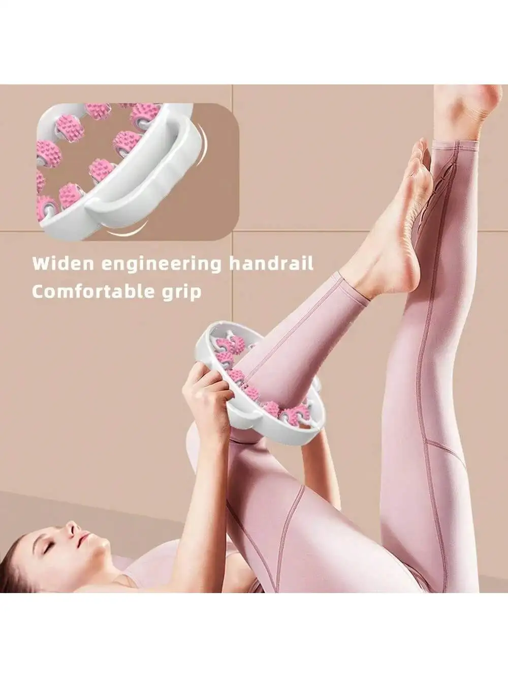 

Круглый массажер, ролик, талия, мышцы живота, кольцо, зажим для ног, портативный массажный инструмент