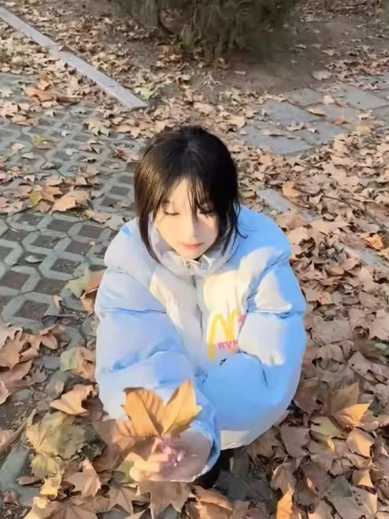 

plus Size Women's Thiened Warmth Cotton Jaet Bread Sle Coat Retro Pink Color Blo Winter New Arrival Fem Outerwear