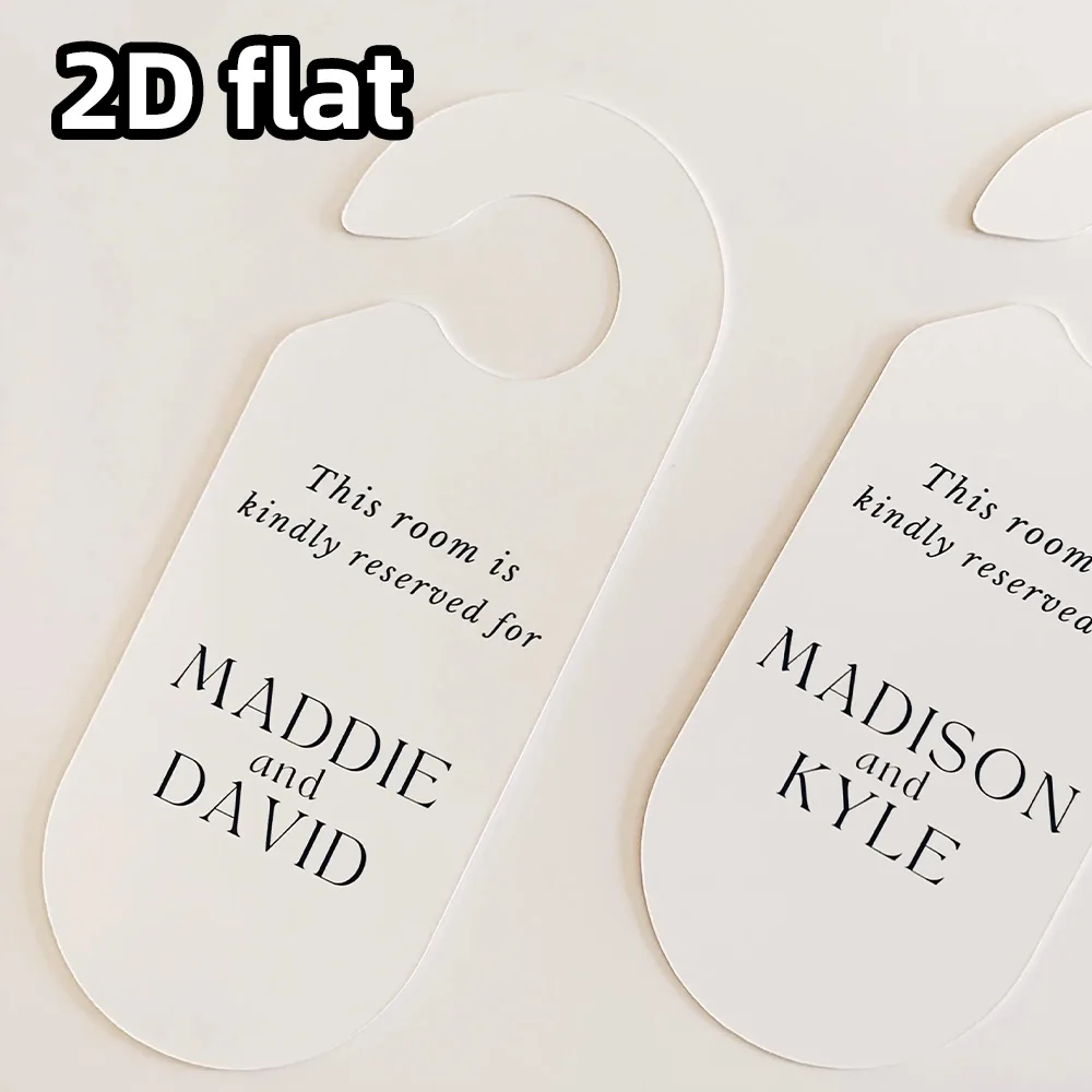 1PC Acrylic Reserved Room Hanger, Personalized Do Not Disturb Door Sign, Custom Hotel or Wedding Party Room Tag