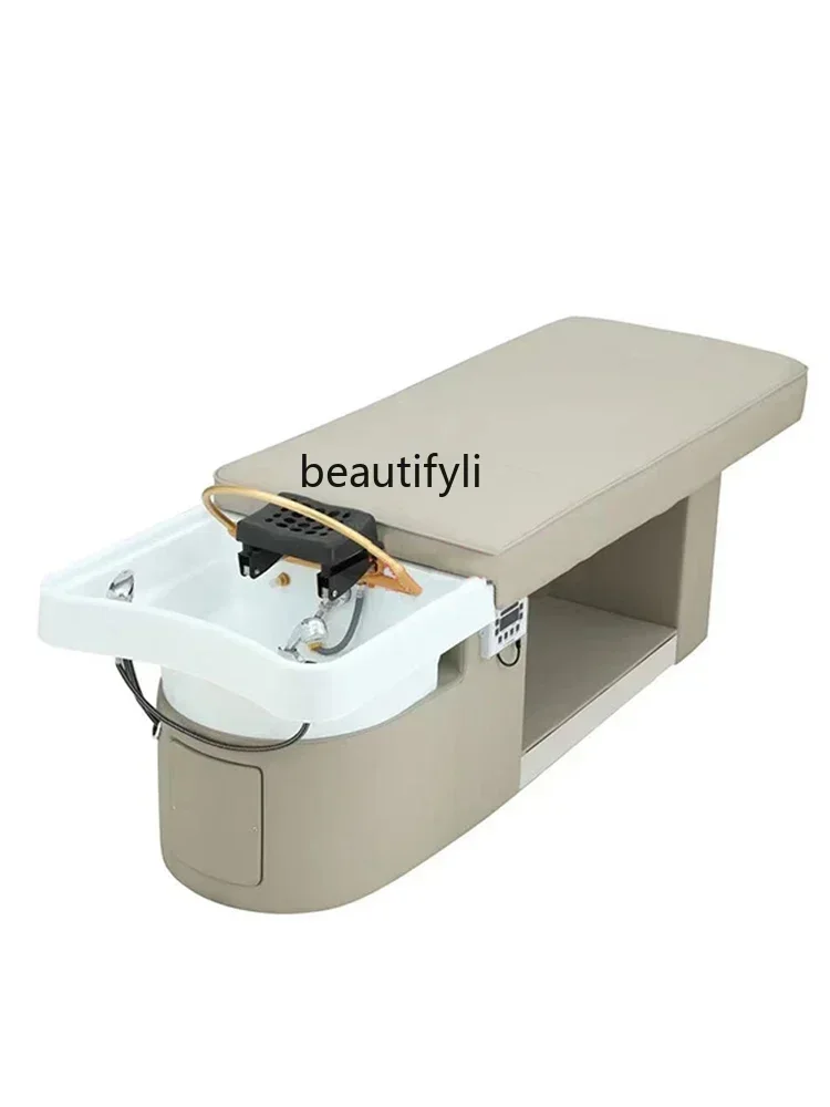 

X Thai massage head treatment fumigation hairdresser beauty salon lying flat shampoo bed