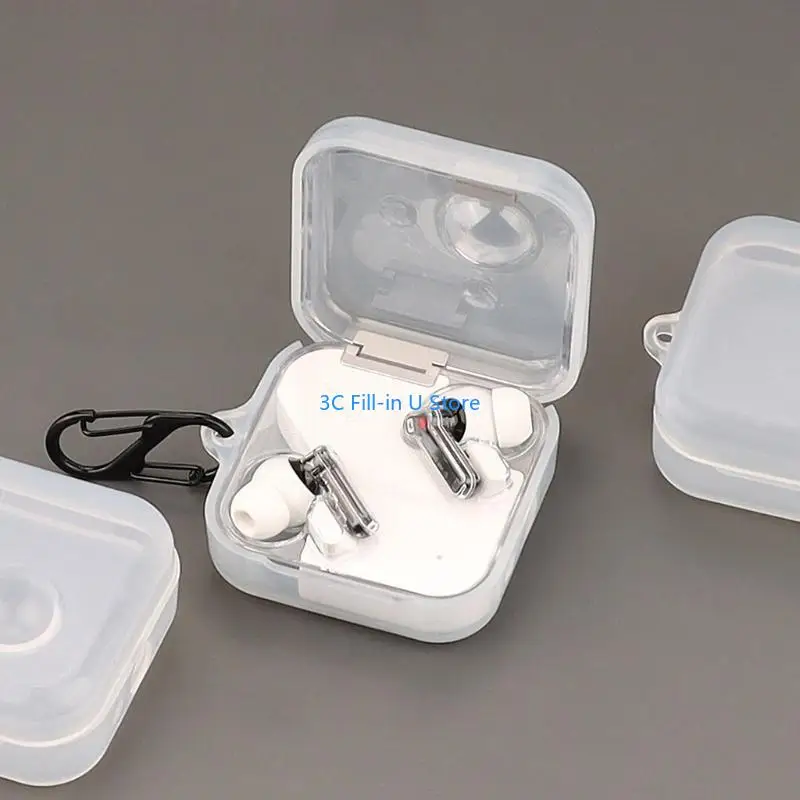 G8TA Anti-fall Charging Warehouse Soft Box Storage for Shell for Nothing Ear Transparent Washable Earphone for Case Wir