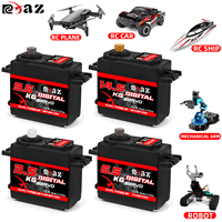 RCXAZ Servo Motor Control 180° Metal Gear Servo 3.5-14.5KG Digital High Speed Servo Motor for Smart Car Robot Boat RC Helicopter