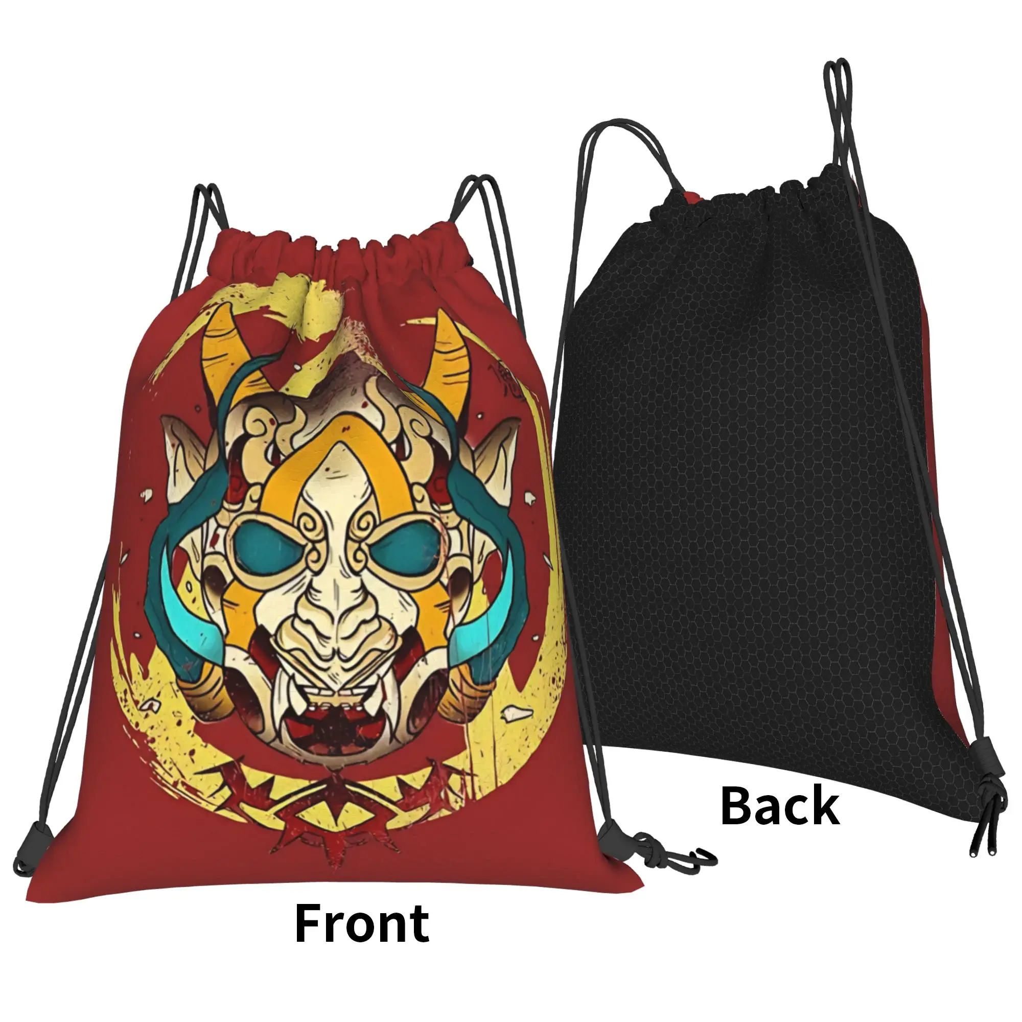 B-Borderlands rugged adventure squad  Portable Travel Riding Gym Drawstring Storage Sporty Backpacks