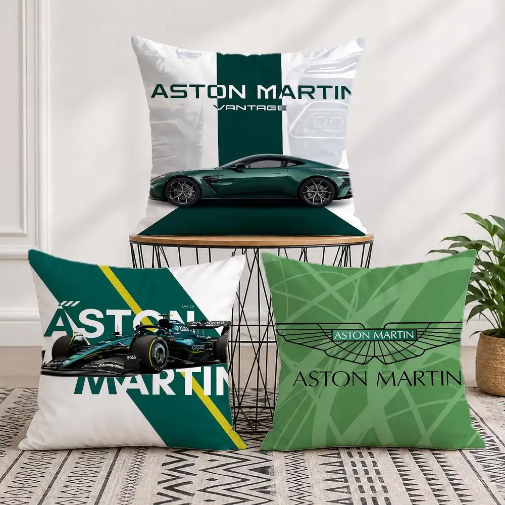 classic Aston Martin Cushion Cover Pillow Cover Nordic Minimalist Throw DoubleSided Print Cushion Case for Sofa Bedroom Decor
