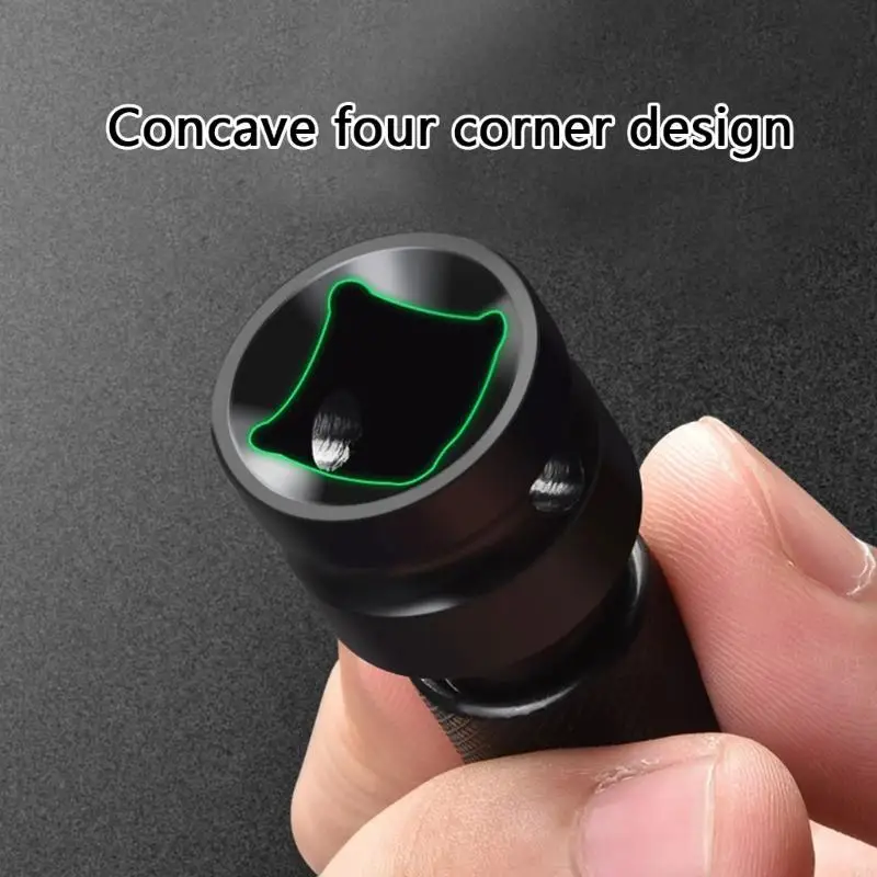 WXTC 5PCS Modifications rapides 1/4 "Le support bits hexagonaux convertit clés à cliquet carré aux accessoires