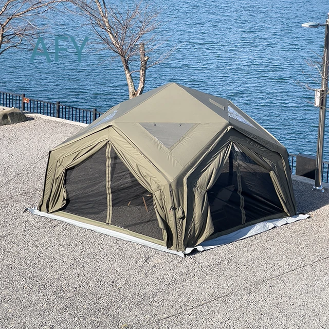 Coody Hub Station Air Cushion Tent for Outdoor Camping Beach Picnic Portable Inflatable Shelter for Family Travel Hiking