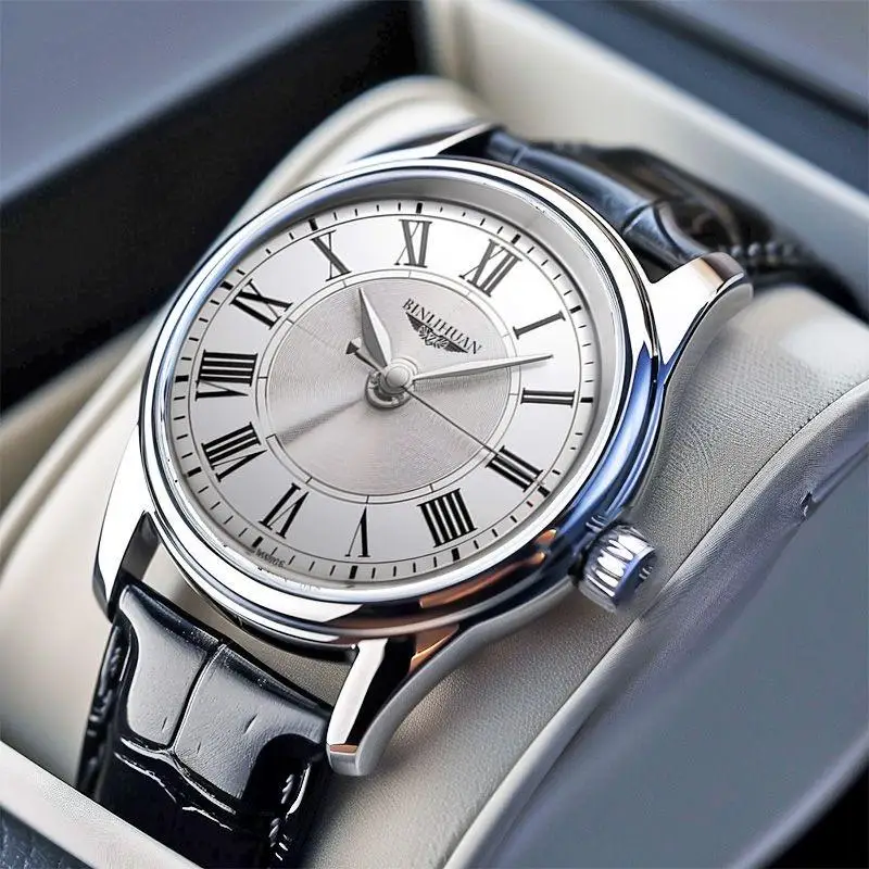 Neue Luxus-Automatikuhr für Herren, wasserdichte Herrenuhr, trendige Business-High-End-einfache klassische Quarzuhr, Geburtstagsgeschenk