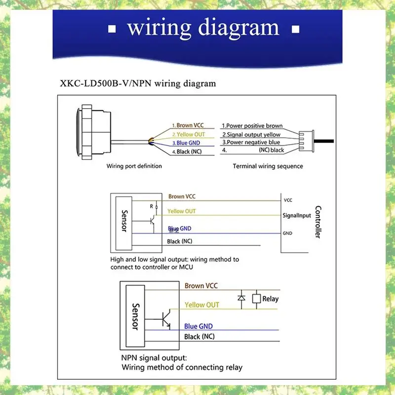 Smart-XKC-LD500B Микроволновый радарный датчик движения для надежного обнаружения присутствия человека, диапазон 5,8 ГГц, 10 м LD500B-V