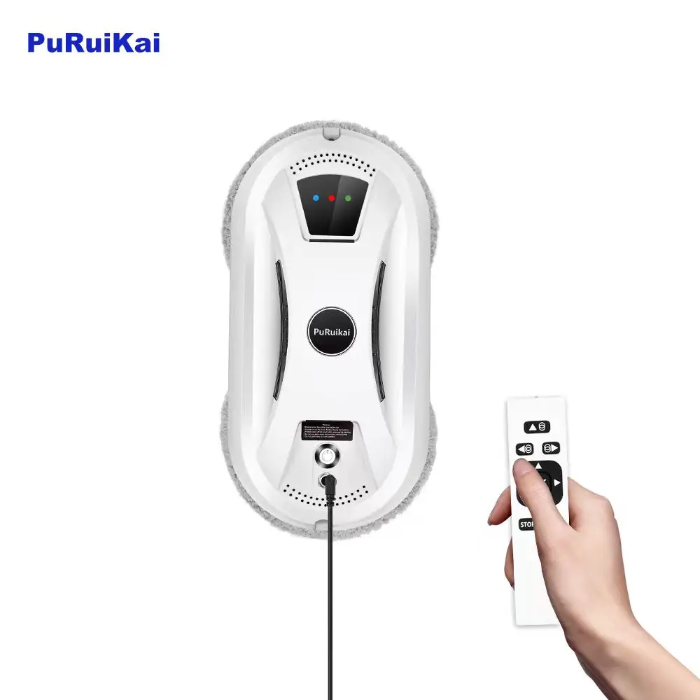 PuRuiKai Window Cleaning Robot High Suction Electric Window Cleaner Robot Anti-falling Remote Control Robot Vacuum Cleaner - 2
