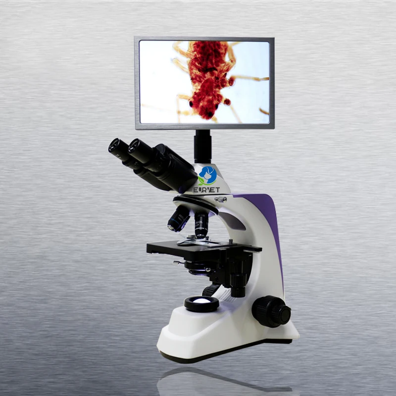 Great Quality Optical Biological Microscope Veterinary Equipment Veterinary Inverted Biological Microscopes With Camera