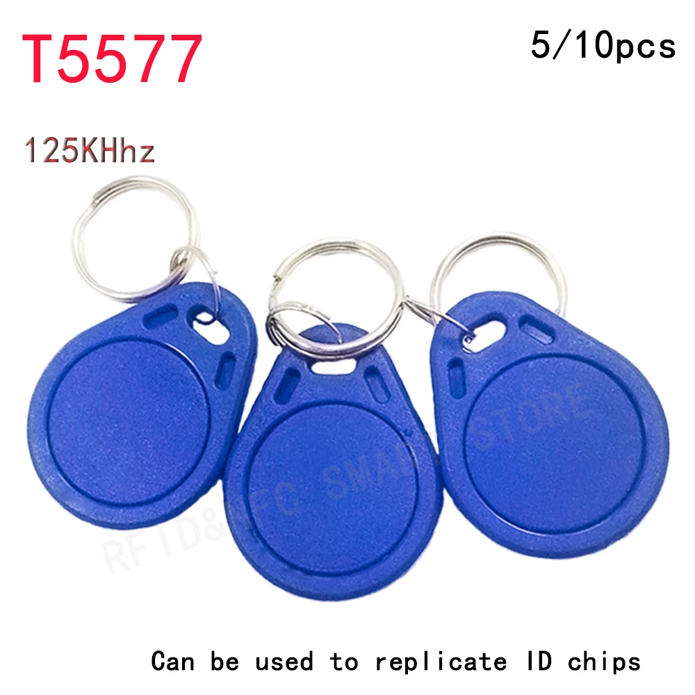 10pcs/Lot 125khz RFID T5577 Door Entry Access Control High Quality Clone Token NFC Smart Chip Tag Copy ID Chips Rfid Card